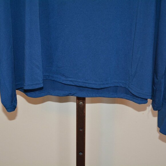 Real Essentials Womens Long-Sleeve Dri Fit Shirt Workout Shirt NWOT - Picture 3 of 9